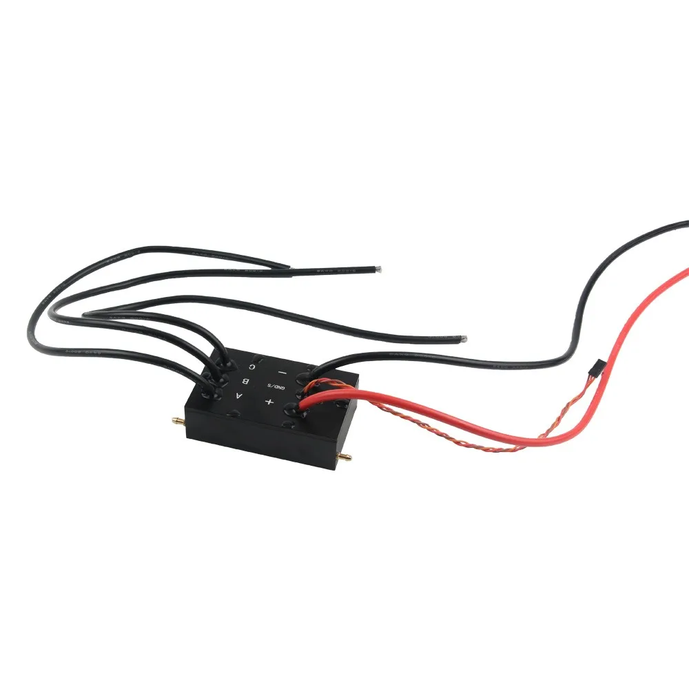 FATJAY High-Power 200A Waterproof ESC 12S 48V Water Cooling Brushless Drive for Manned Hydrofoil Boats (One-way/Dual-way)
