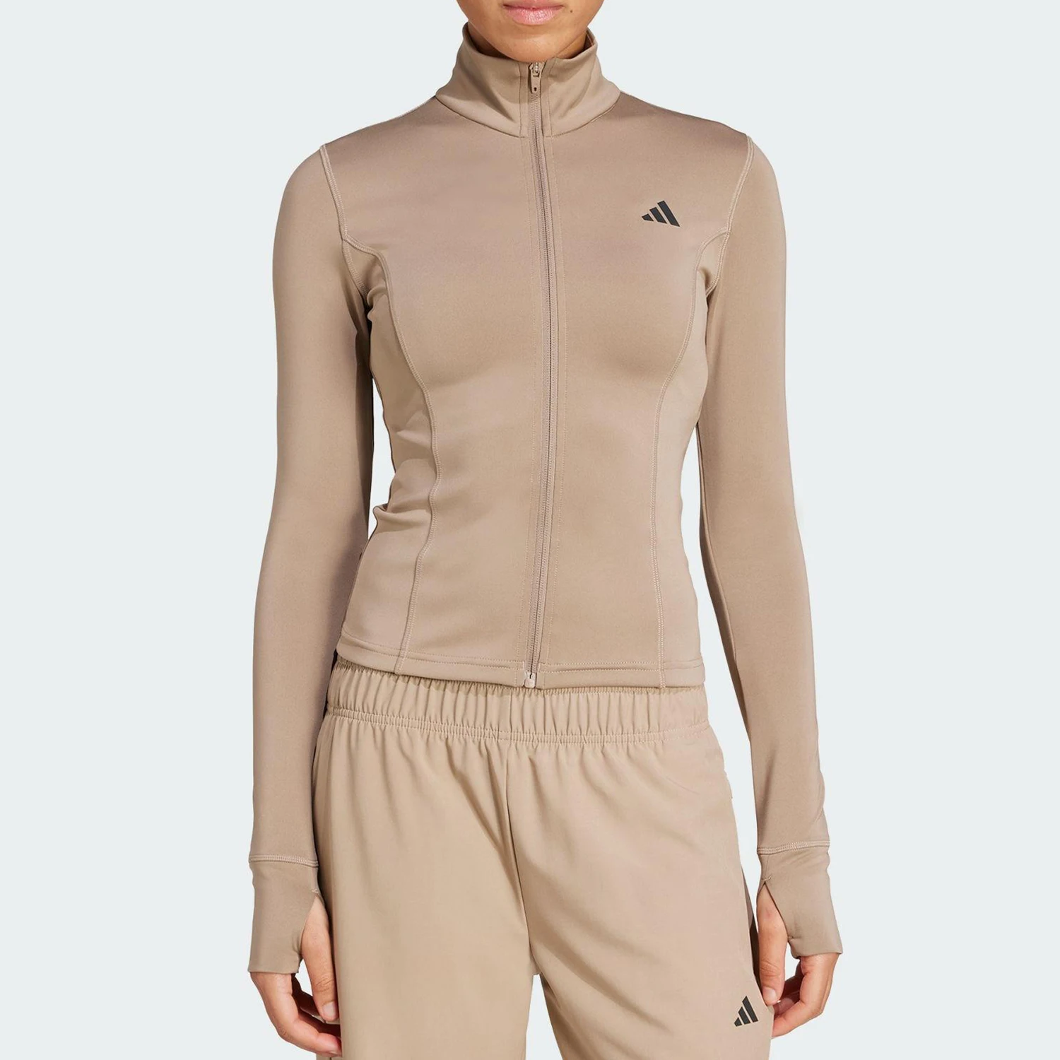 

Adidas Originals 2025 Womens Half-Zip Gym Sports Slim Fit Jacket JW2815