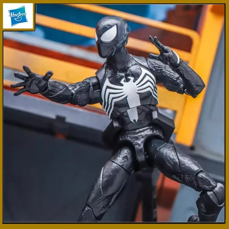 

Hasbro Original Spider-Man3 Symbiont Spider-Man Black Toby Anime Figure Action Figure Toys for Boys Girls Kids Gift