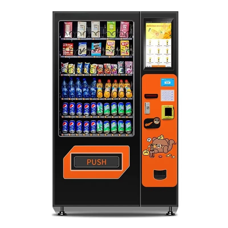 Customized 24 Hours Self-Service Store Snack and Drink Combo Vending Machine Automatic Vending Machine for Sale