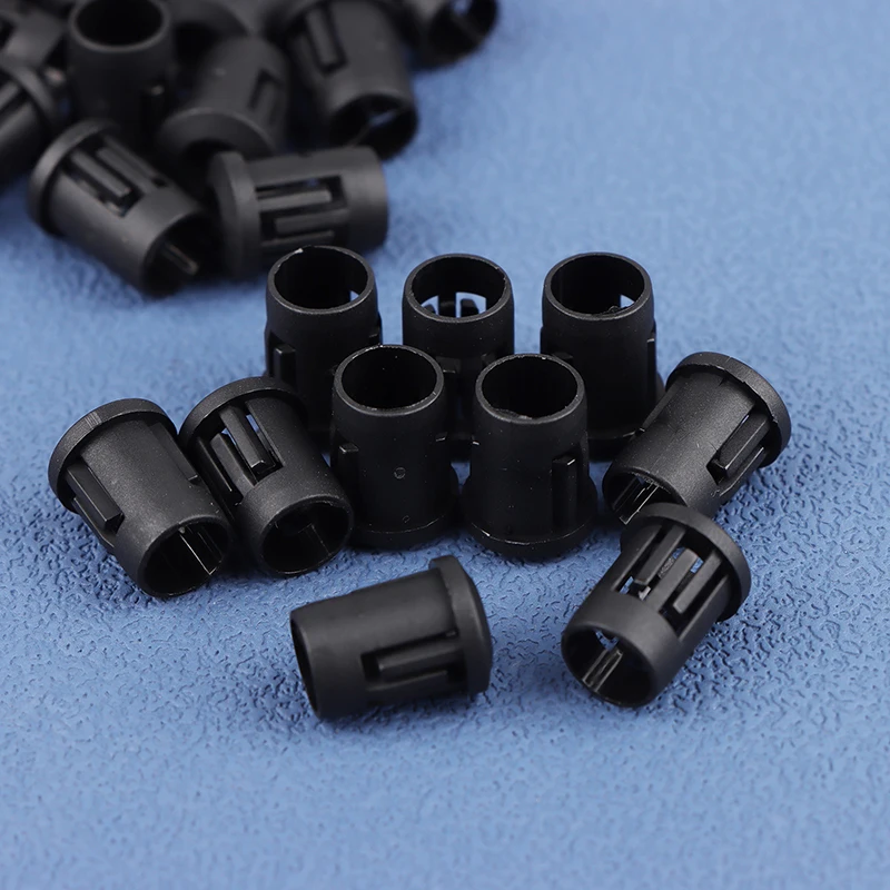 50Pcs 5MM LED Holder Socket Clip Bezel Socket Mount Light Emitting Diode Lamp Base Cover Plastic Display Bulb Cup Case Black