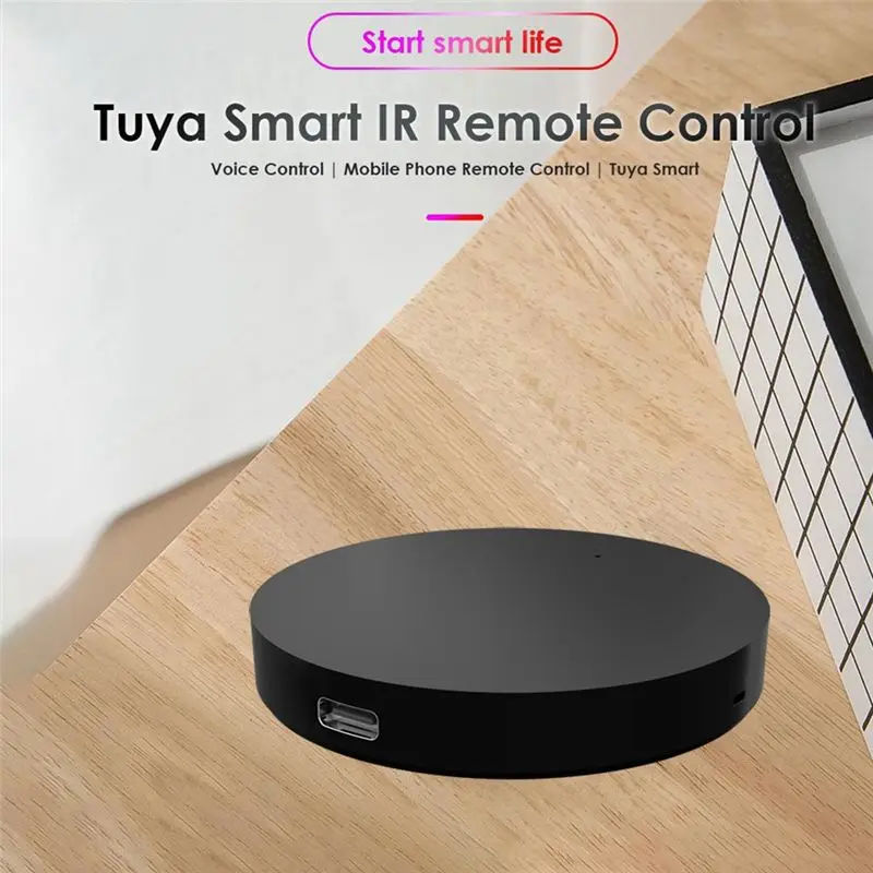 Reliable-Tuya Wifi IR Remote Control IR Remote Control For Smart Home TV DVD AUD Air Condition Voice Control Works With Alexa Go view 5