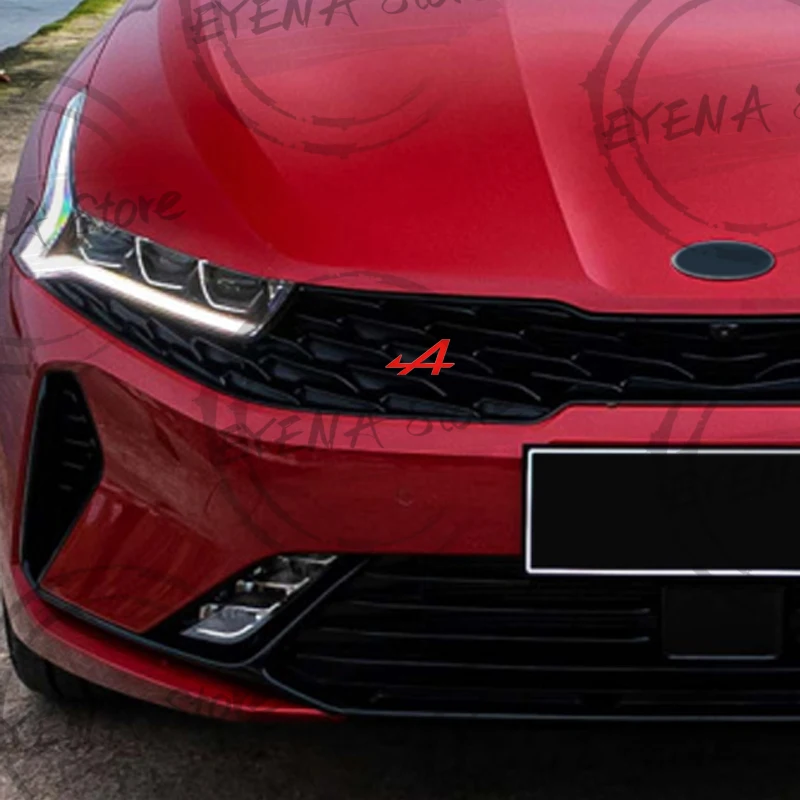 For A Letter Logo Megane 2 3 4 5 Duster Espace Logan Clio RS Laguna 2 Captur Grille Metal Badge Stickers Car Rear Trunk Emblem