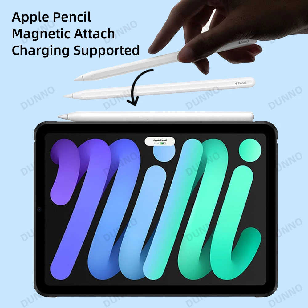 Custodia Flip Per IPad Air 4/5 10.9" – Trasparente Antiurto, Con Portamatita E Auto-wake!