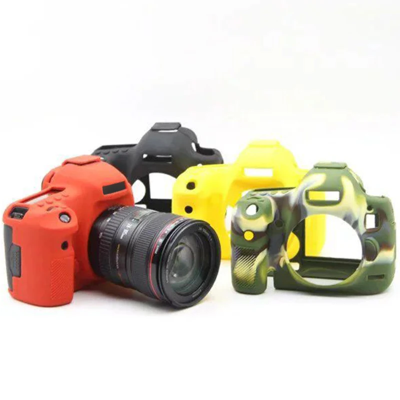 Soft Silicone Rubber Armor Skin Case for Canon EOS 5D Mark III 5D3 DSLR Camera Body Cover Protective Protector