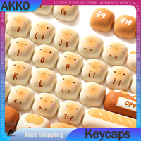 Akko Keyboard Keycap 138keys Customized Sublimation Cartoon Keycaps Accessories For Mechanical Keyboard Kawaii Key Caps Gift