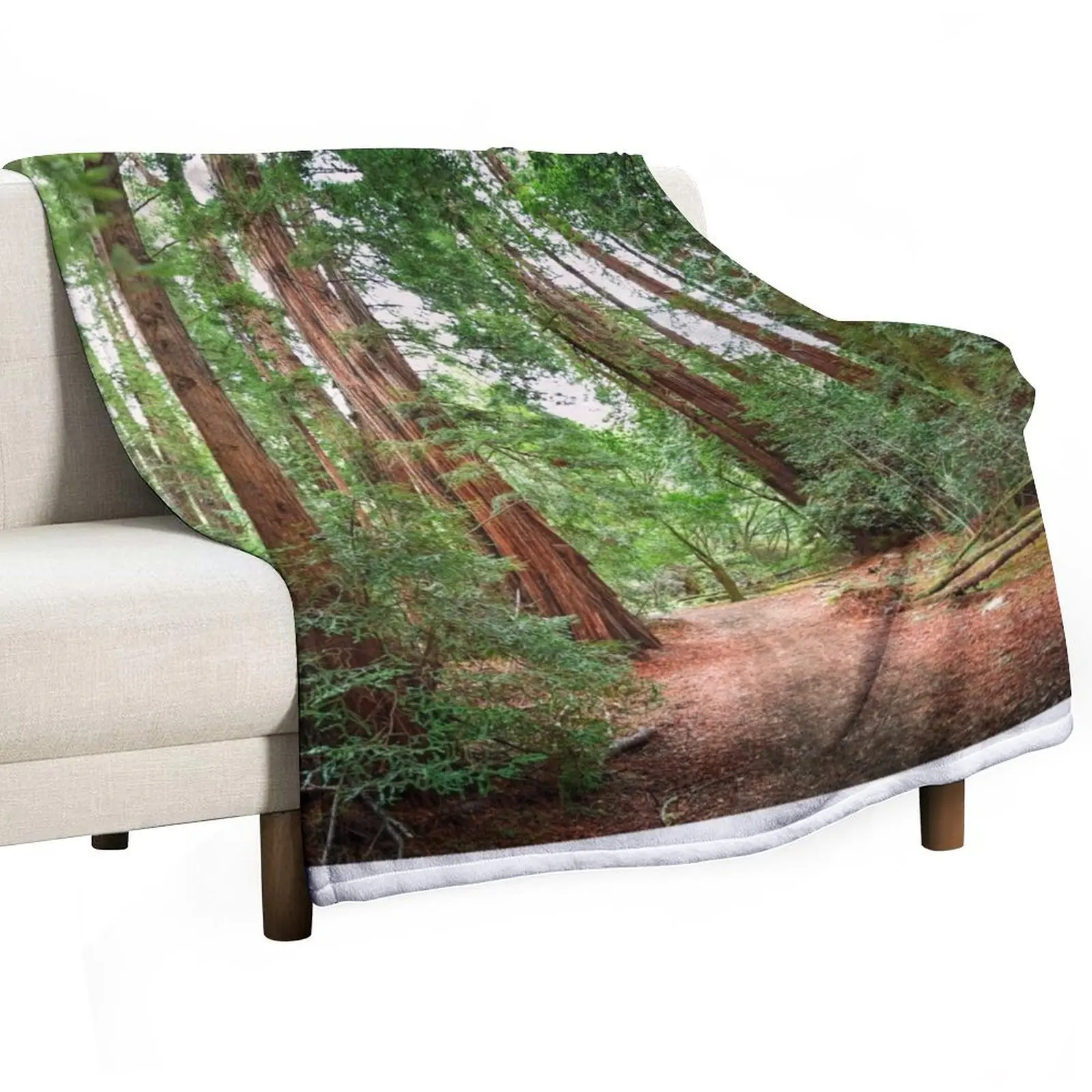 Muir Wood Redwoods Throw Blanket Luxury Throw Soft halloween Blankets