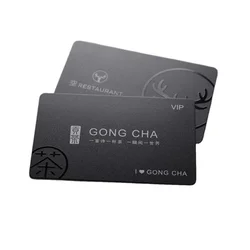 Customized.product.Personalized printing UV Plain blank matte black N-215 NFC Card Business NFC Card