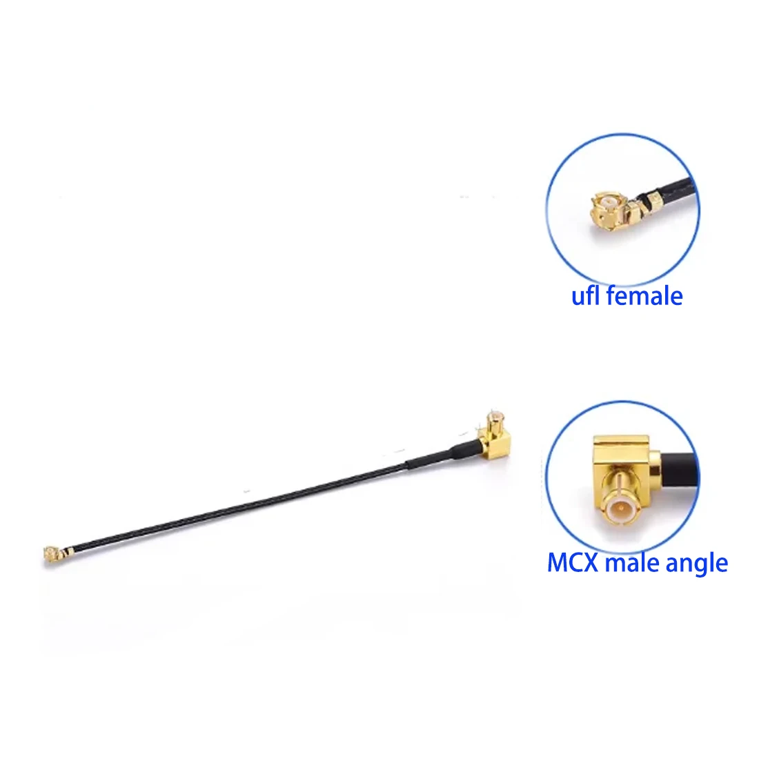 1PC U.FL to MCX Male Right Angle 1.37mm Cable For PCI Wifi Card Wireless Router Fast Shipping Wholesale