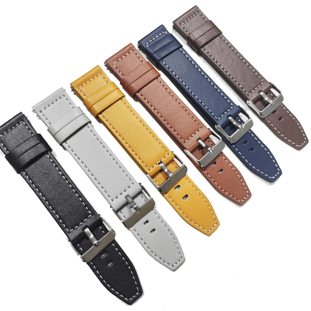 Сменный кожаный ремешок 20 мм 22 мм для Garmin Vivoactive/Active 6 Move 3 Venu 3 2 Sq Band Forerunner 570 265 255 Музыкальный браслет