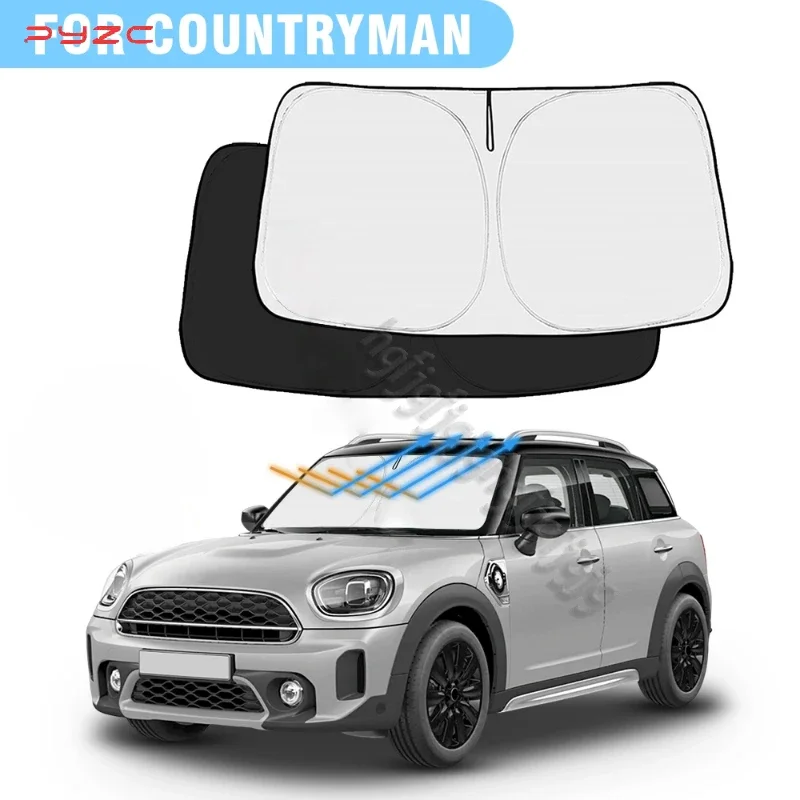 para-mini-countryman-f60-suv-2017-2024-protetor-solar-para-para-brisa-dianteiro-quebra-sol-automotivo-protecao-uv-para-interior-do-carro