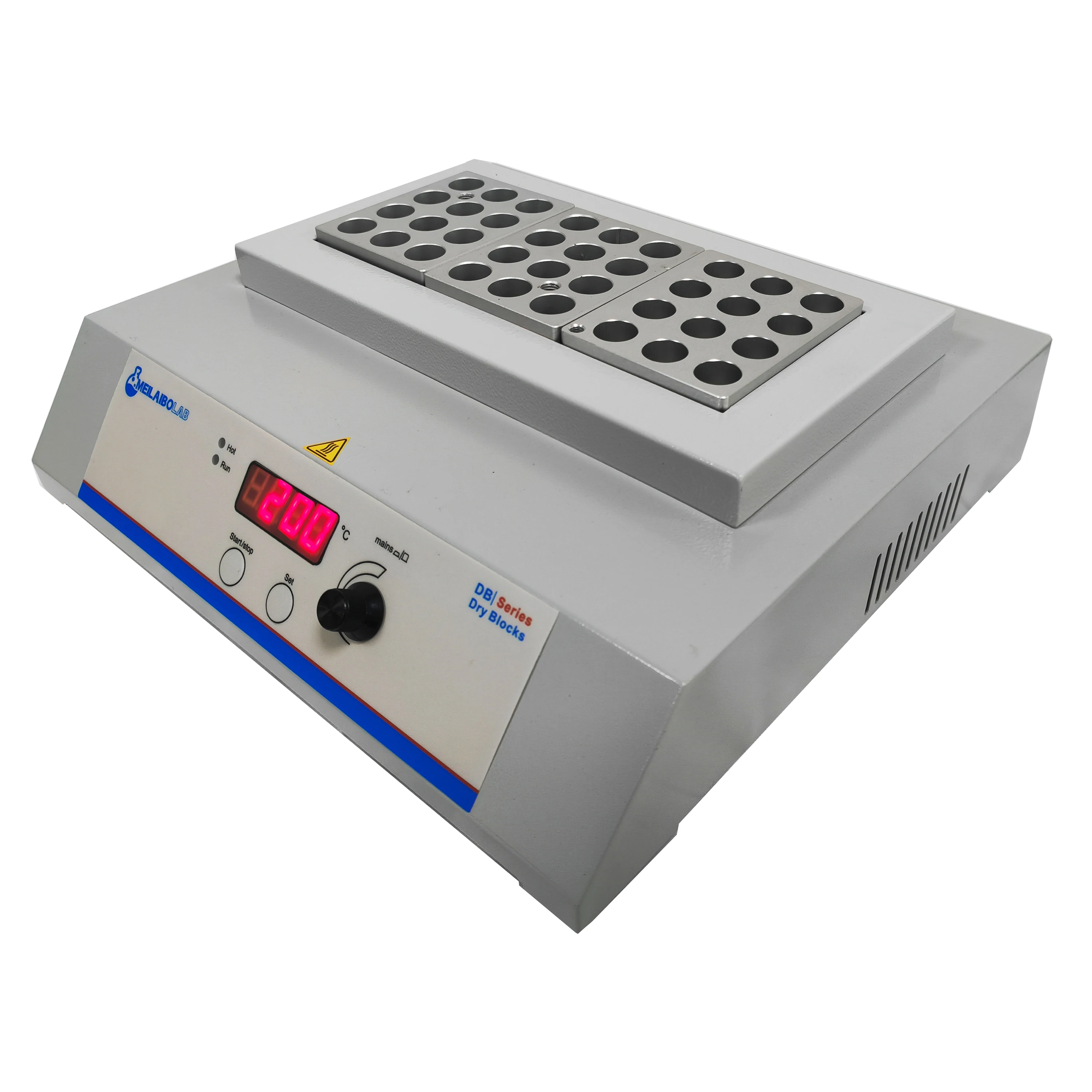 Meilaibolab MDB-103D with Heating Blocks 3*12 Holes Laboratory Metal Dry Bath Incubator Block Heater Thermostatic Devices