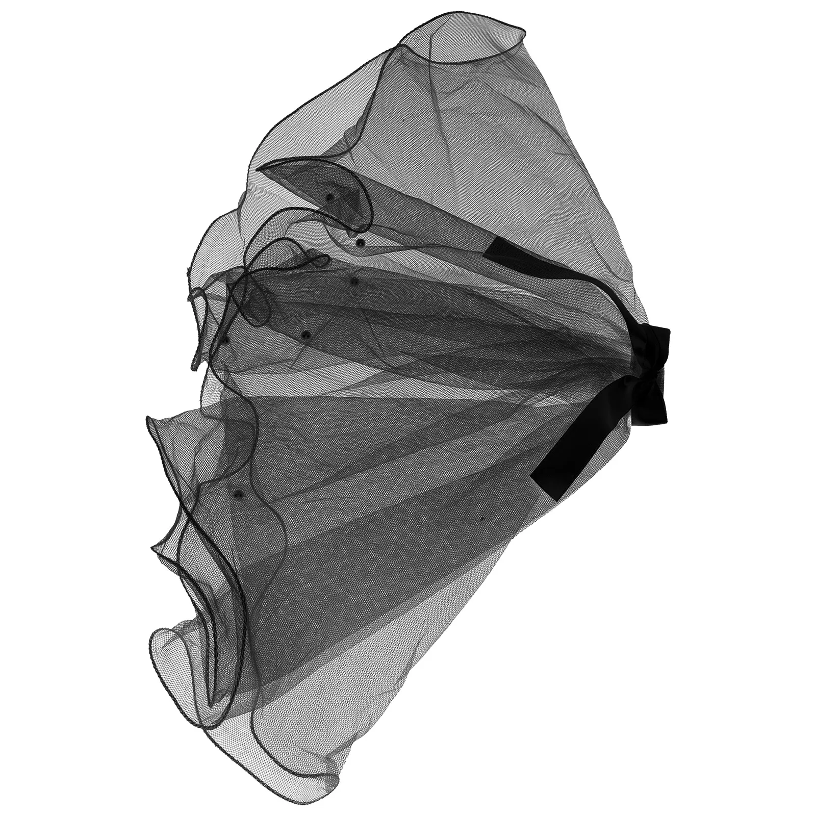 

Pet Wedding Veil Lightweight Dog Gauze Bowknot Hairpin Bridal Headwear Puppy Veil Party Accessory Cat Bridal Headdress