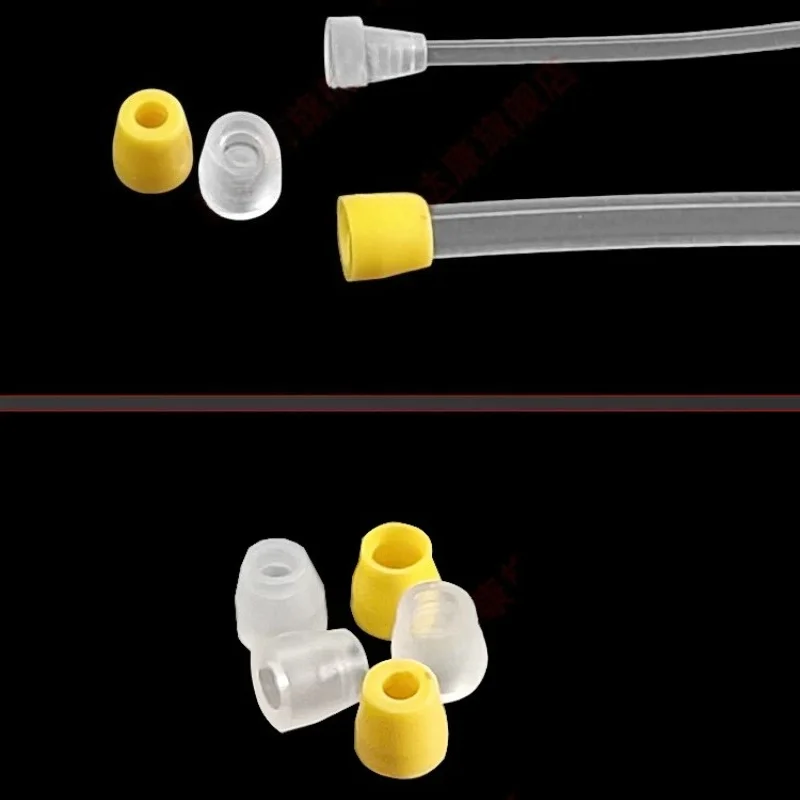 5PCS PP ETFE Tapered Coned Ferrule Hard Tubing Ferrule Chemical Resistant Back Ferrule for Liquid Chromatography