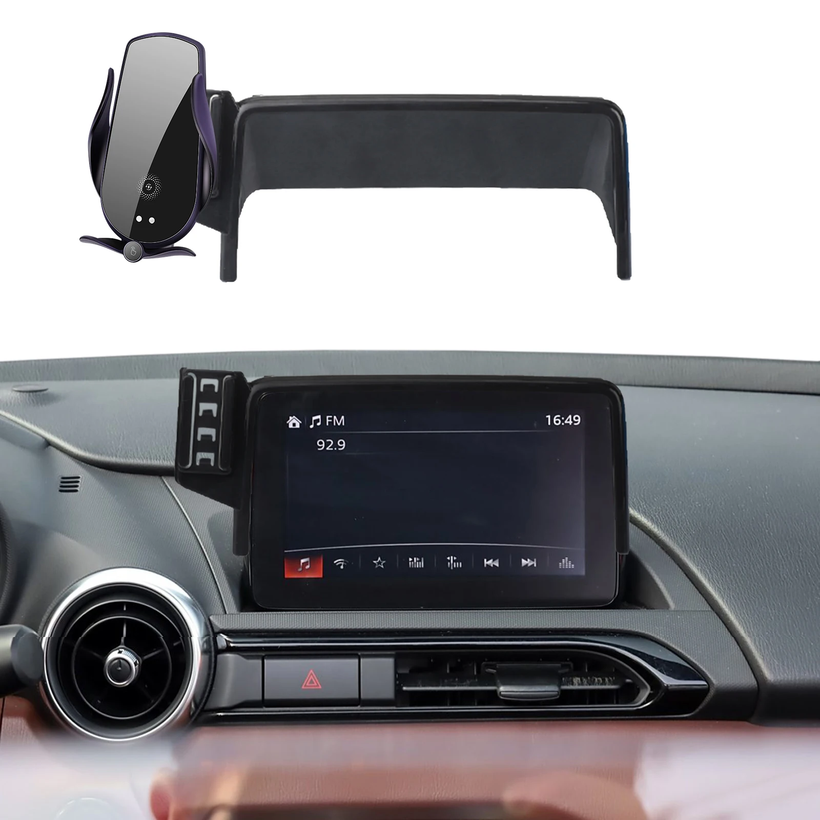 

Car Mobile Phone Holder for Mazda MX-5 2016-2023 ND MX5 Miata Roadster Navigation Stand Auto Accessories GPS Bracket