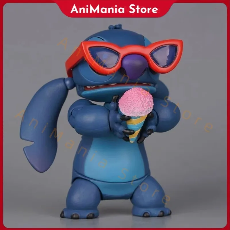 

10,5 см Лило и Ститч Аниме Фигурка Чужой Домашние Животные Стич Фигурка Украшения Комнаты ПВХ Коллекция Для Взрослых Модель Куклы Игрушки Подарки Для Детей