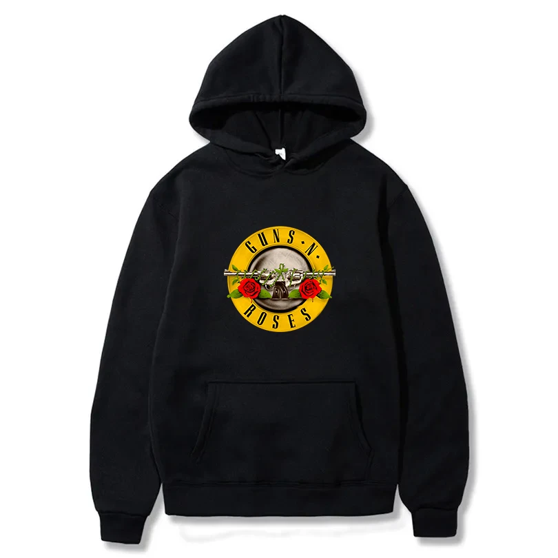 

Guns N Roses Hoodies Music Hard Rock Band Print Streetwear Men Women Oversized Sweatshirts Hoodie Pullovers Tracksuits Clothing