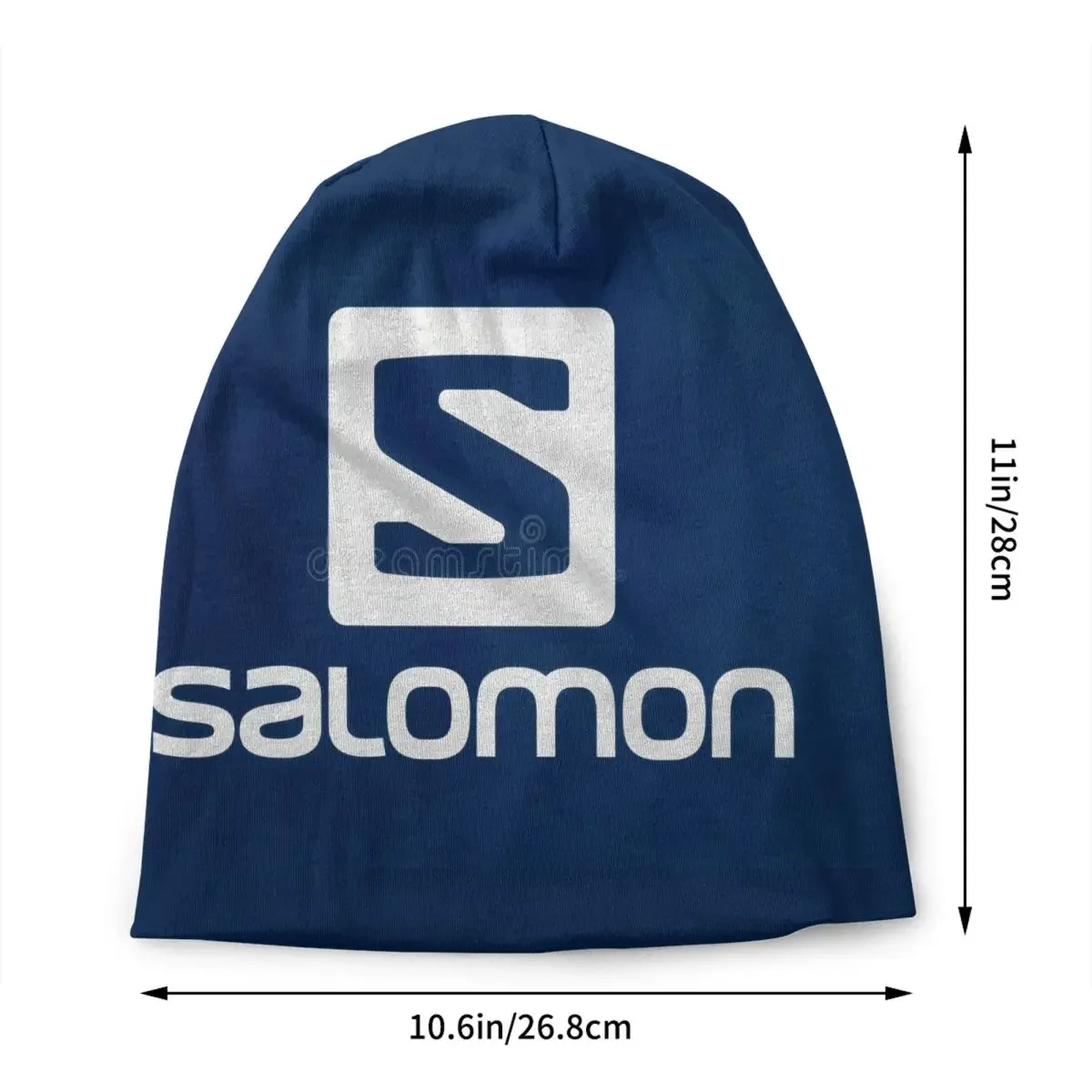 Custom Salomons Logo Skullies Beanies Caps Unisex Winter Warm Knit Hat Men Women Cool Adult Bonnet Hats Outdoor Ski Cap