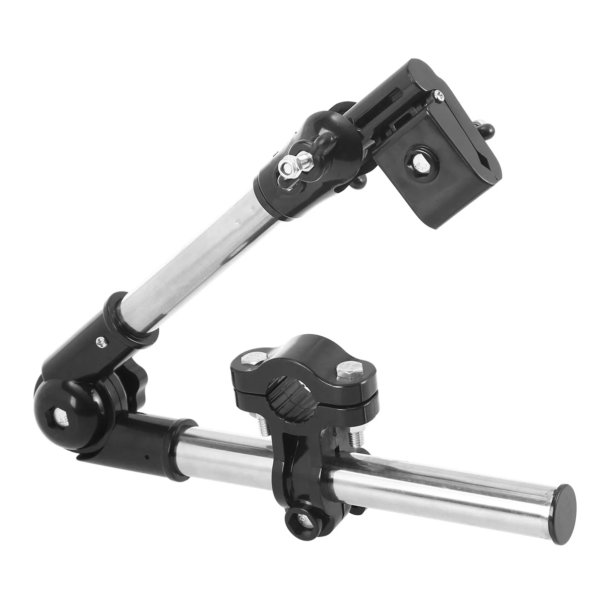 

Adjustable Umbrella Holder Mount for Wheelchair Stroller Bike Scooter Deck Chair - 360 Degree Rotating Sun Rain Shelter Bracket