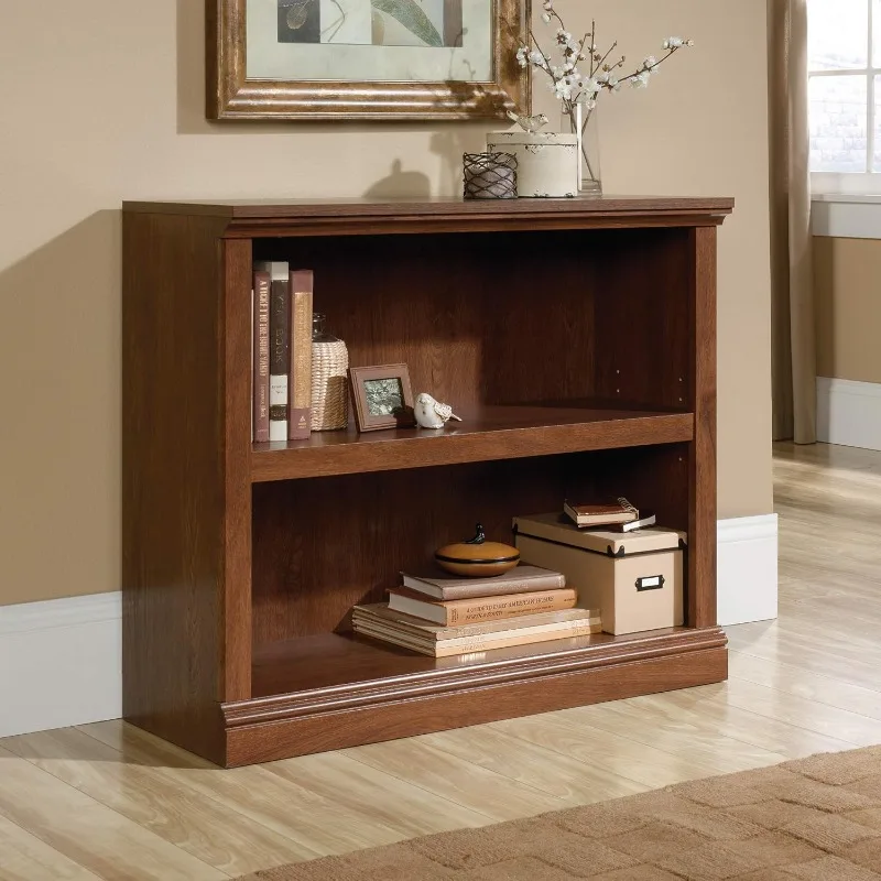 Miscellaneous Storage 2-Shelf Bookcase/ Book shelf, Oiled Oak finish