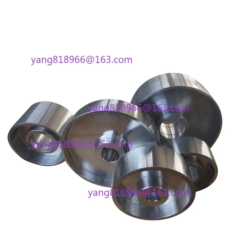 Aluminum Contact Wheel Active wheel 150*100*24mm 130x55x24mm for Belt Machine with 8*4mm Keyway DIY Sharpener Machine