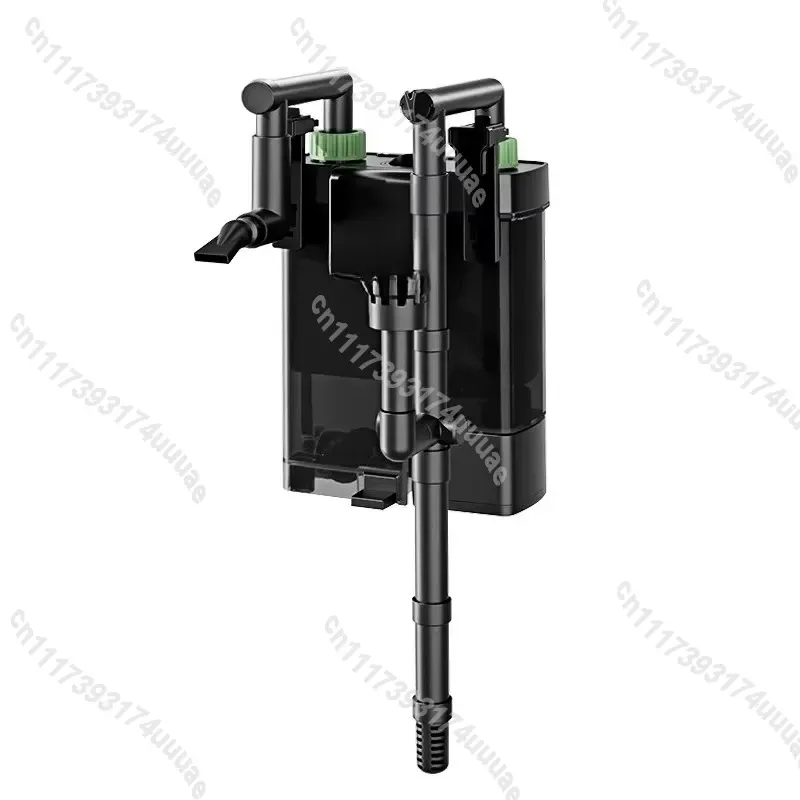 Wall Mounted Aquarium Filter 3 in 1 Backwash Water Purification Circulation External Bucket for Small Fish Tank