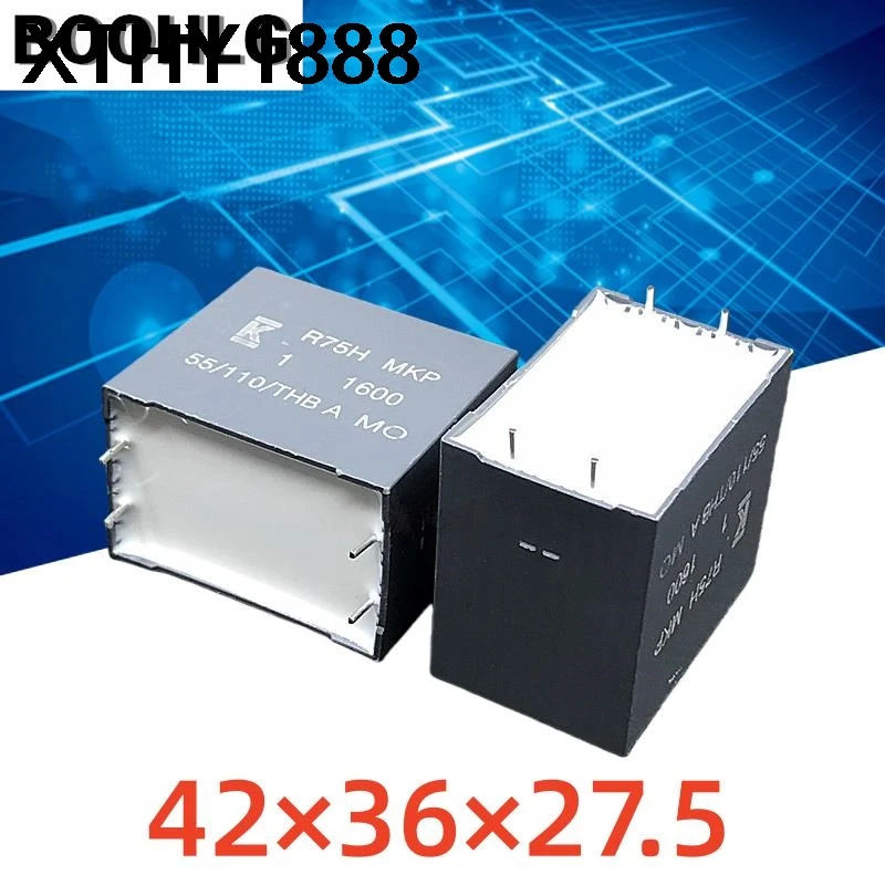 

1 шт. 1 мкФ 1600В 1600V105 1U0 1.6KV R75 MKP пленочный конденсатор