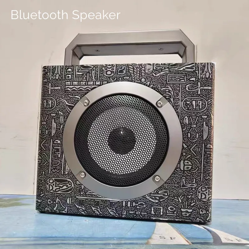 

Portable Wooden Bluetooth Speaker W1 Handheld Bass Cannon Large Volume Wireless Card Sound System from Mainland China Consumer E
