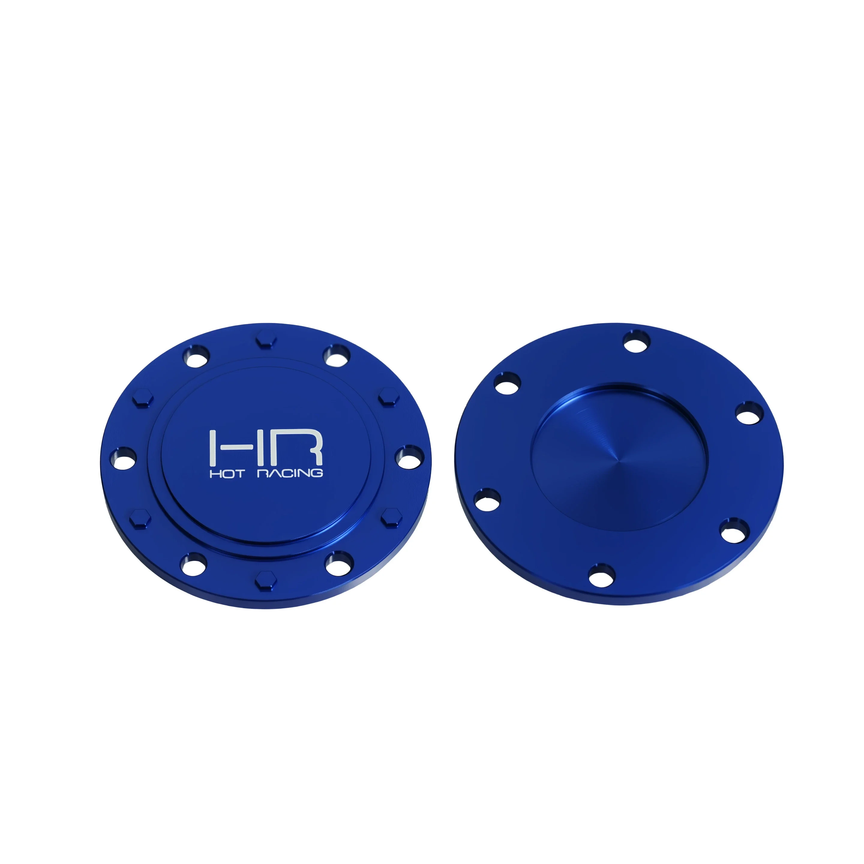 Hot Racing Aluminum Wheel Hex Retainer Cover Pair For JConcepts Reactor RC Monster Truck Upgrade Parts