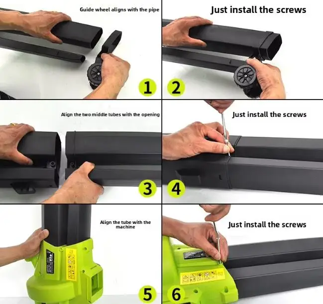Multi‑Functional Garden Blower Vacuum Cleaner High Power Leaf Blower Suction Sweeper for Patio Lawn Leaf Dust Cleaning