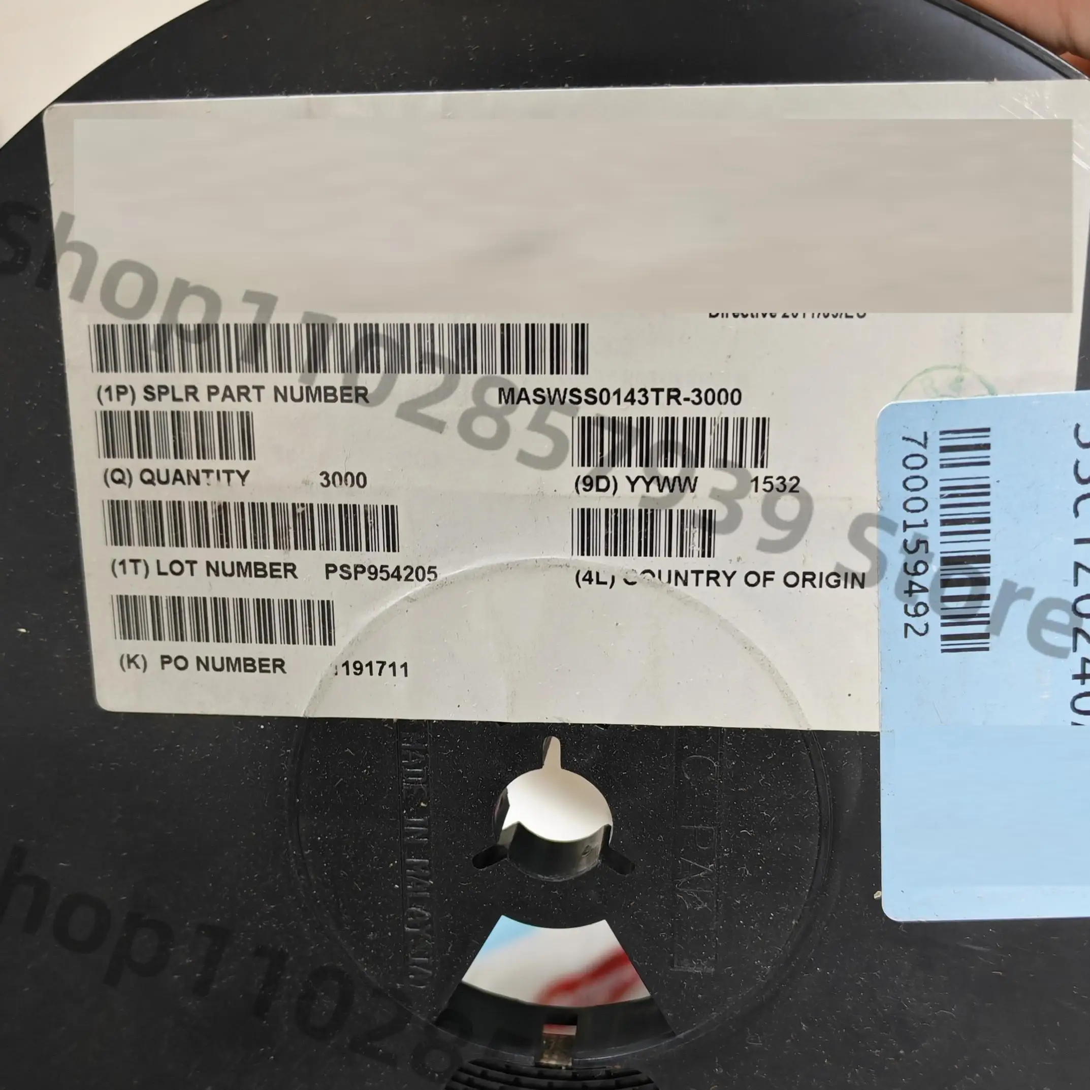 

10 шт./лот MASWSS0143TR-3000 Оригинальный чип радиочастотного переключателя, в наличии, бесплатная доставка