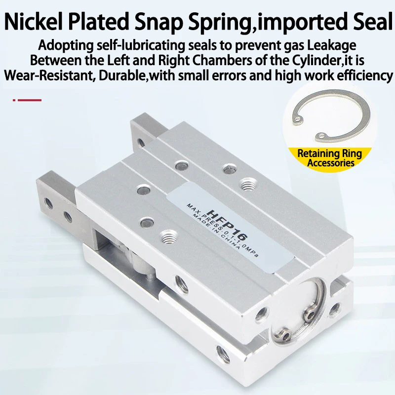 HFP Series Parallel Pneumatic Finger Cylinder Air Gripper HFP10 HFP16 HFP20 HFP25 HFP32 Automation Pneumatic Parts