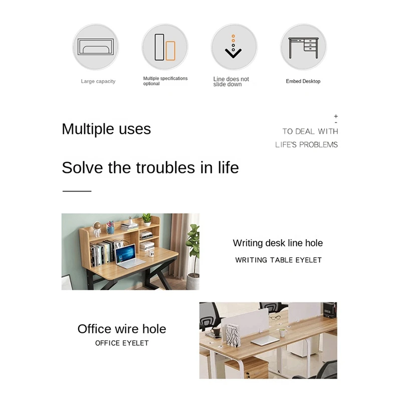 BAAG-Офисный стол, коробка для нарезания резьбы, компьютерный стол, крышка отверстия для проволоки, квадратная крышка щетки, пластина