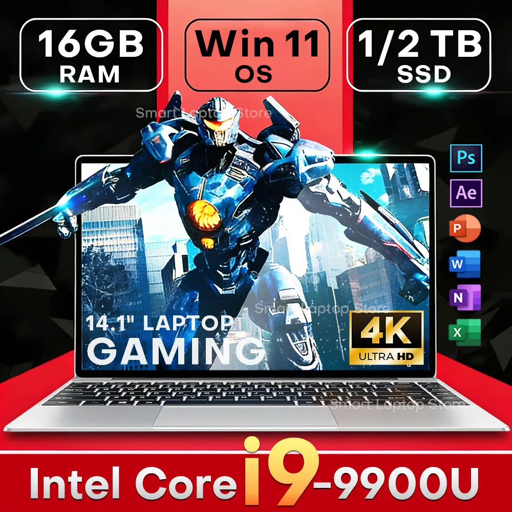 �y�Z�[�����z2026�N 14.1�C���` �|�[�^�u�� Windows 11 �m�[�g�p�\�R�� Intel Core i9 9900U �R���s���[�^�[ 4K HD�X�N���[�� 16GB RAM 1TB/2TB SSD �Q�[�~���O�m�[�g�p�\�R�� �m�[�gPC
