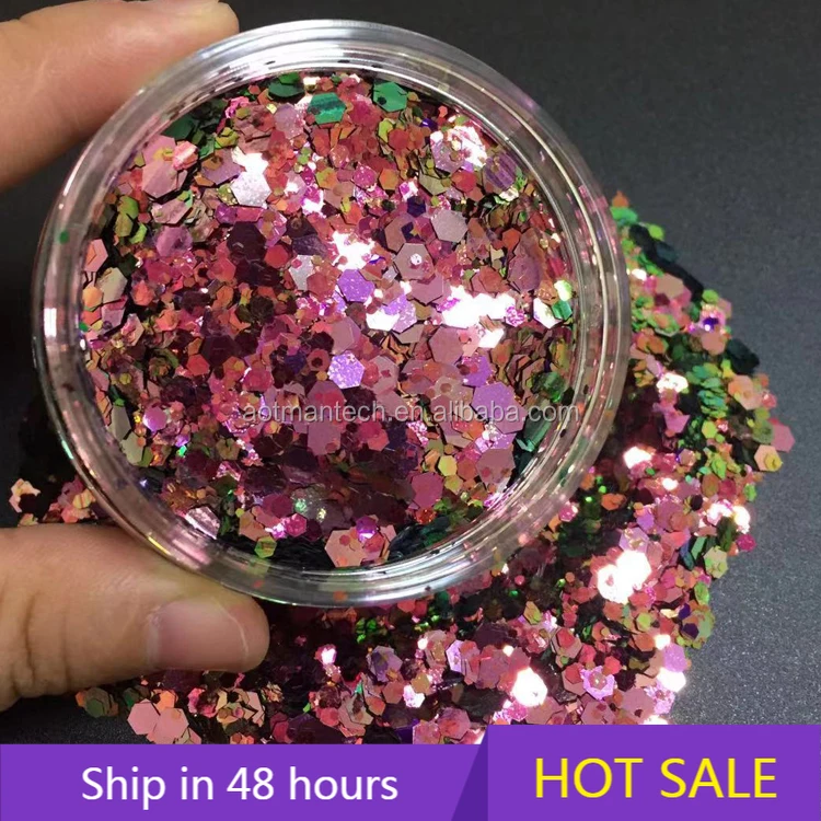 

YTYIN Wholesale PET 1kg Cosmetic Grade DIY Art Color Shifting Nail Glitter Powder Bulk for Christmas