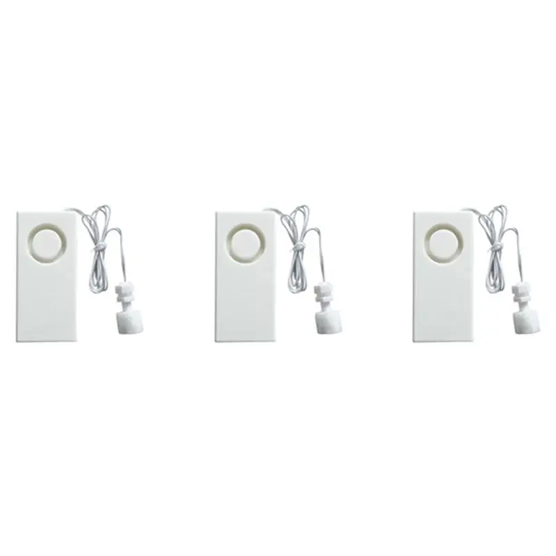 FULL-3X Water Level Alarm Water Leakage Detector Overflow Alarm Full Water Alarm 120 DB Security Alarm System
