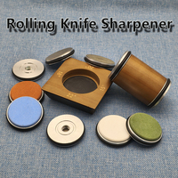 4 Angles Rolling Knife Sharpener Kit For Straight Edge Roller Knife Sharpening With Industry Diamonds Whetstone Chef Knife Set