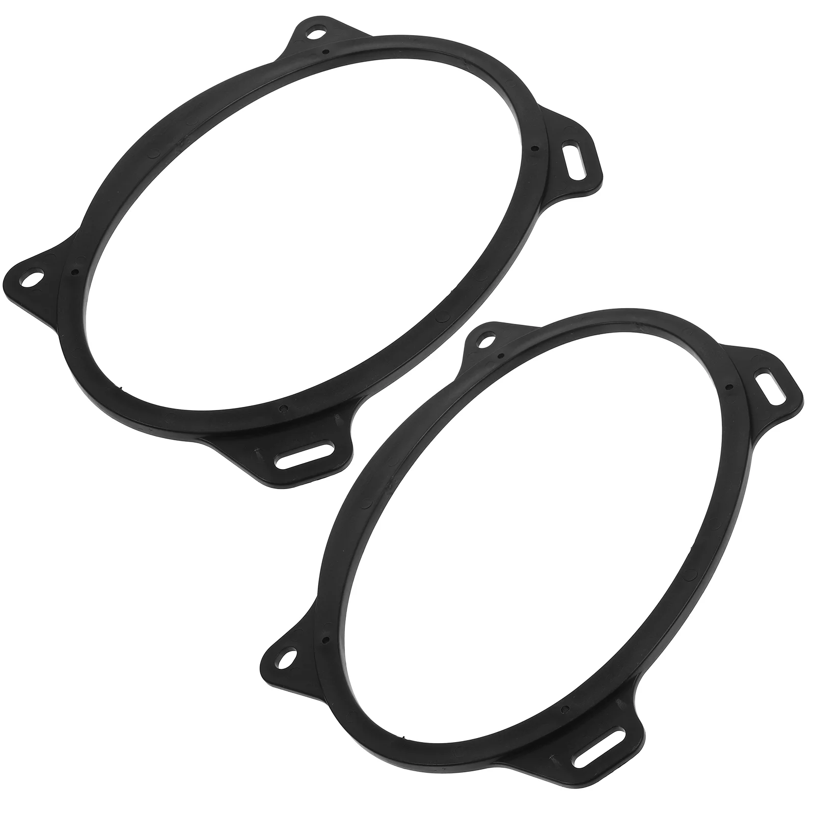 

2 Pcs Adapter Car Audio Bracket Auto Speaker Spacers Fast Ring Vehicle Accessories Black