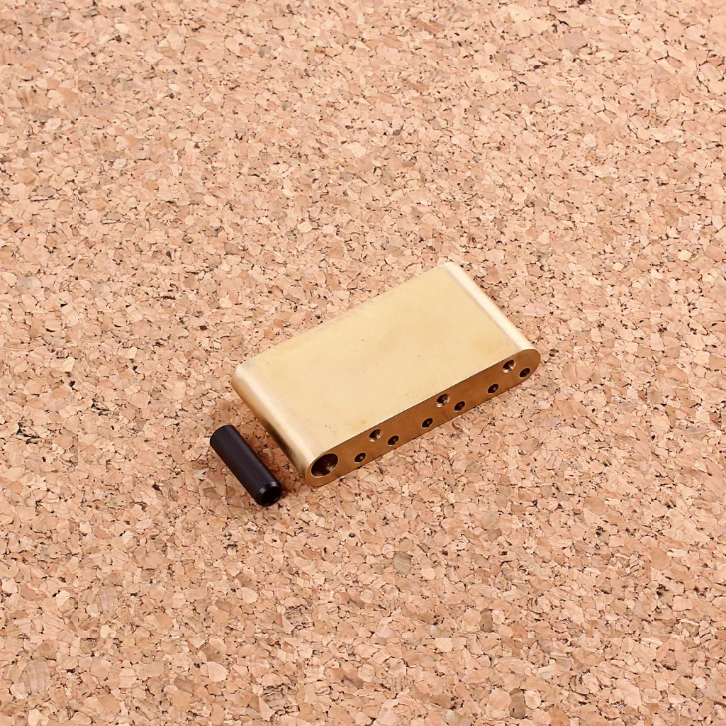 Peningkatan Blok Tremolo Kuningan Baru 2025 Peningkat Resonansi & Penopang Kelas Studio untuk Mim Stratocaster