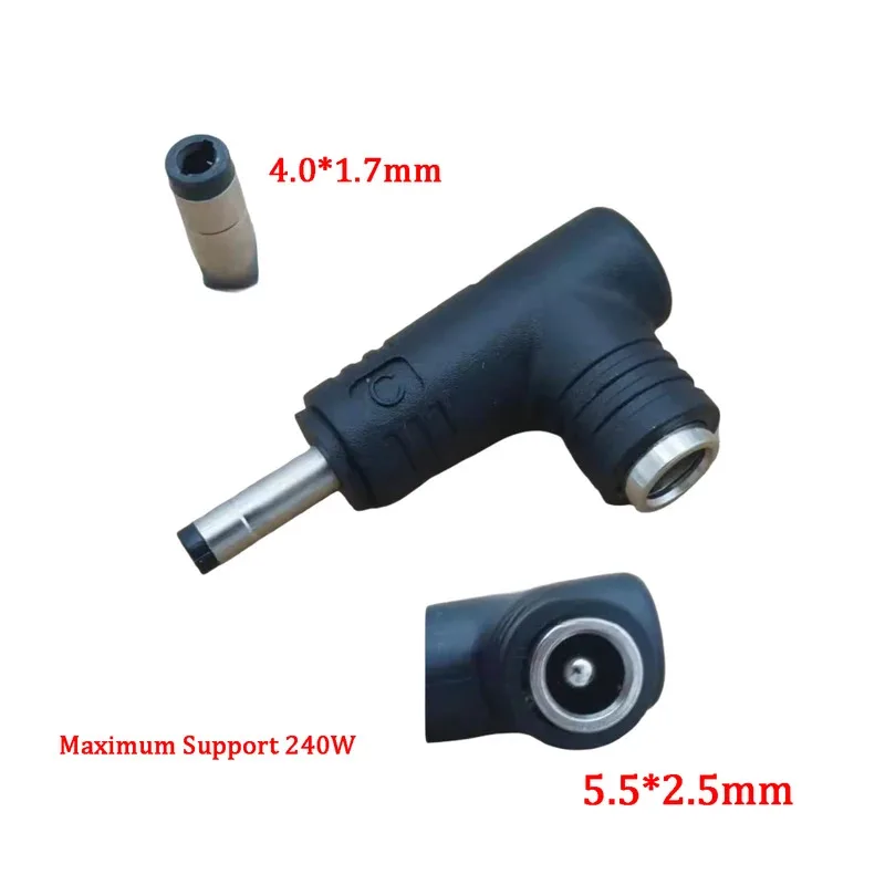 PJSE New Laptop DC Power Adapter for LENOVO Xiaoxin 240W Female 5.5*2.5mm to Male 4.0*1.7mm