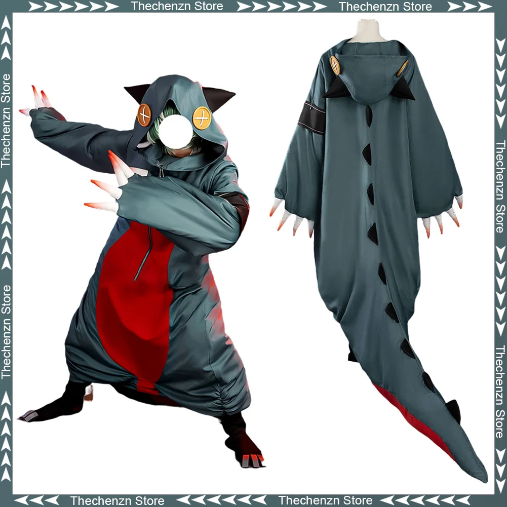 Costume da Cosplay Anime Gachi A Kuta Guita per Donna, Abbigliamento e Copriscarpe, Outfit per Halloween e Feste per Adulti