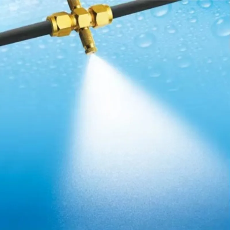 

High Pressure Spraying Fogging Misting Line Poultry Chicken House Farming