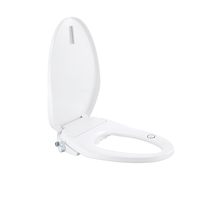 KMRY 110V Smart Bidet Toilet Seat With Dual Nozzles Instant Heating & Automatic Control Standard Toilet Seat Plastic Material