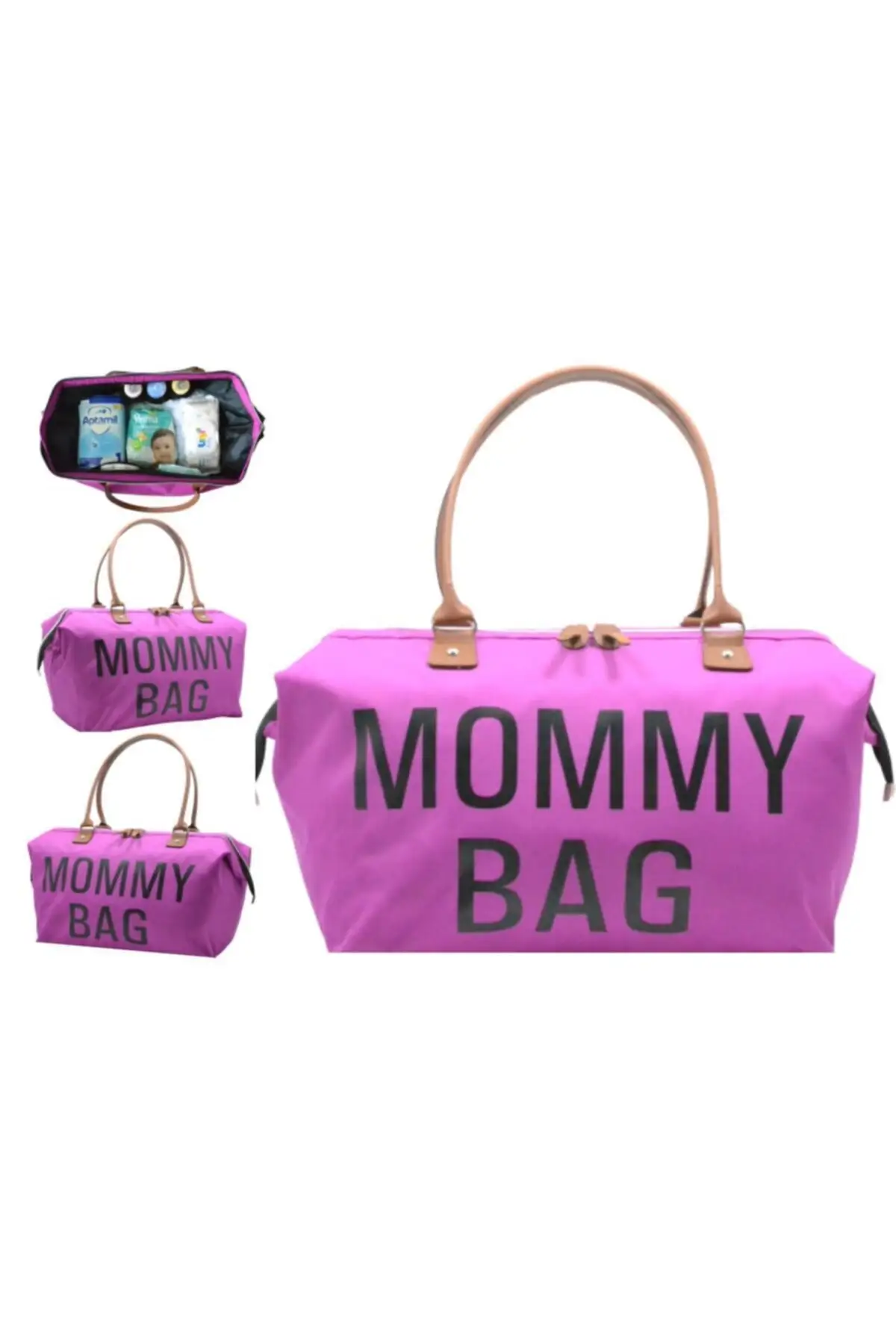 

Mommy Bag Fuchsia Mother Baby Care And Baby Women Bag 2022 Mommy Bag Stroller Organizer Changing Carriage Travel Backpack