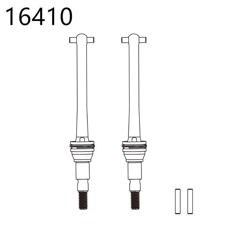 MJX Hyper Go H16H 16208 16209 16210 Modifiziertes Zubehör Differential Stoßdämpfer Reifen Stoßstange Getriebe 1/16 RC Auto Ersatzteile