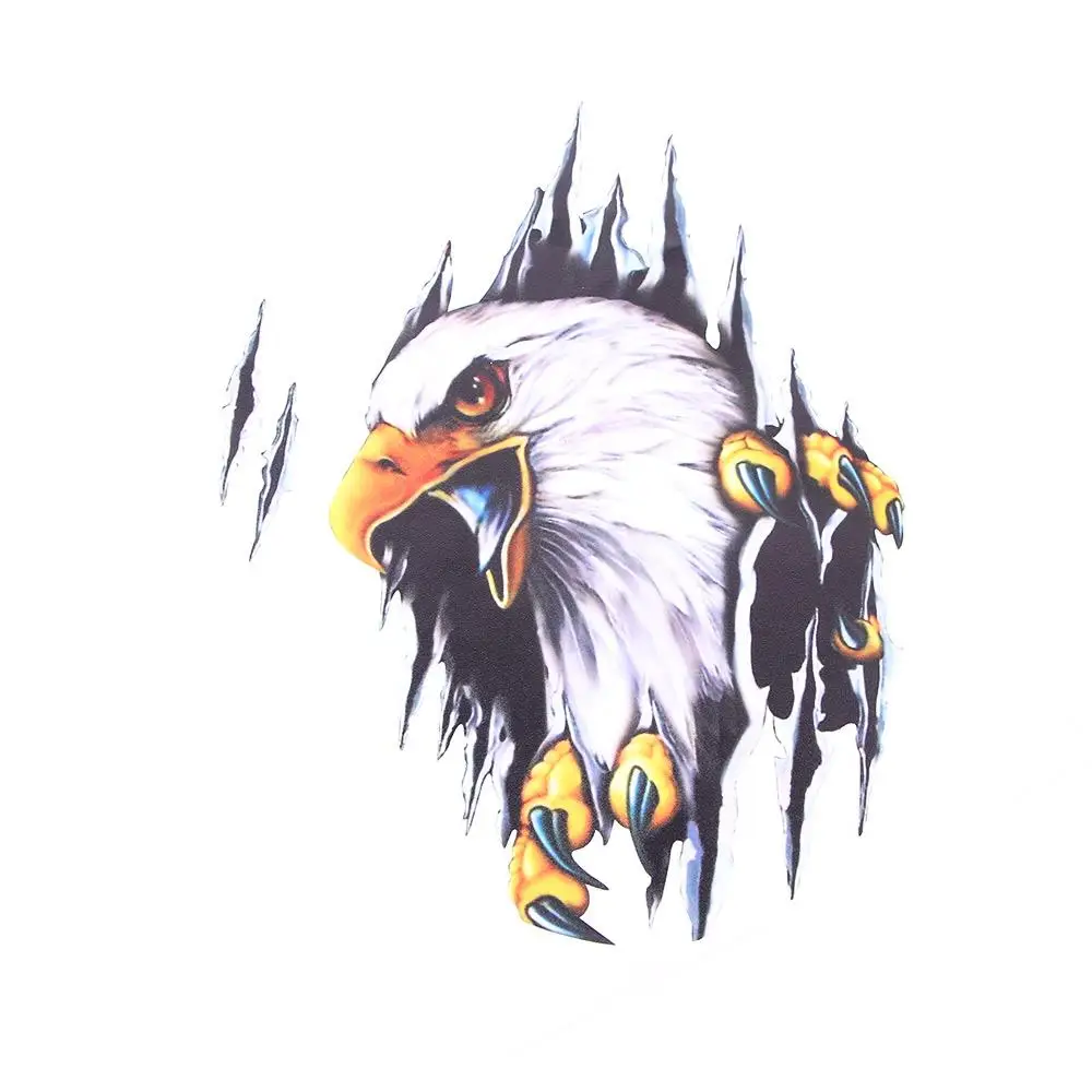 

Self-adhesive Scratch blocking Cool Truck 3D Simulation Sticker Eagle Car Sticker Car Body Decoration Motorcycle Decal