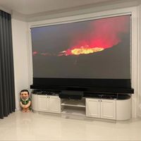 150 Inch ALR Electric Floor Rising Projection Screen T-Prism Home Cinema UST Anti-light Screen for Awol 3000 3500 pro Projector