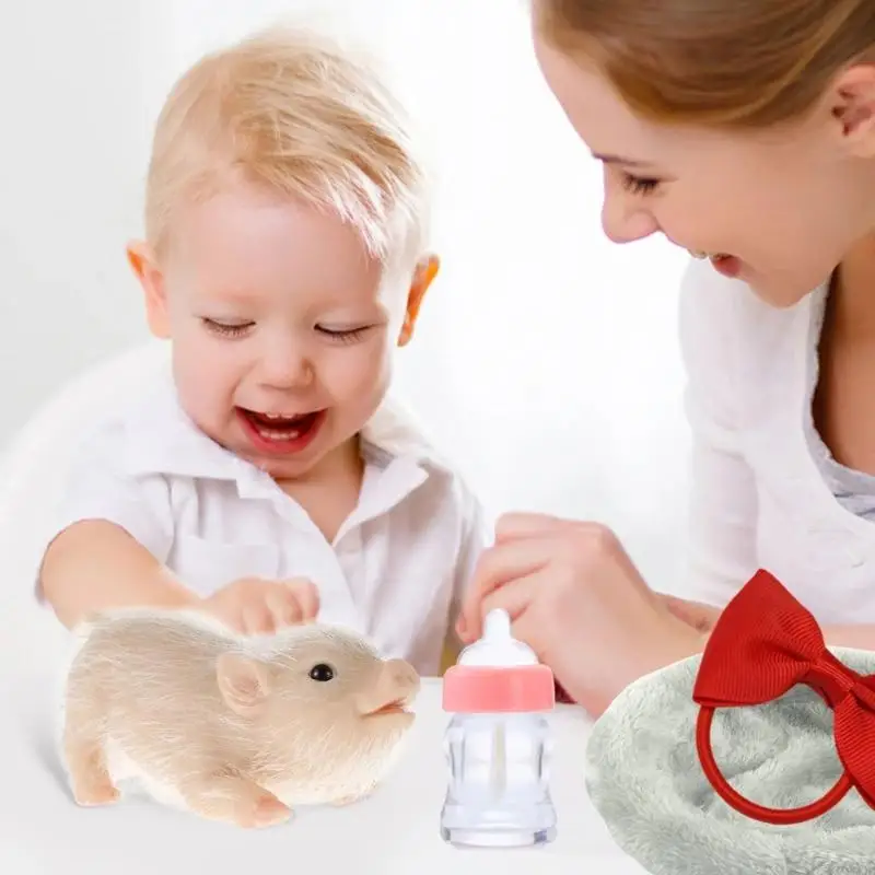 

Life Like Silicone Animal Figure Waterproof Reborns Doll For Kids Room Enhancement Interactive Fun Roleplay Activity Toy A2UB