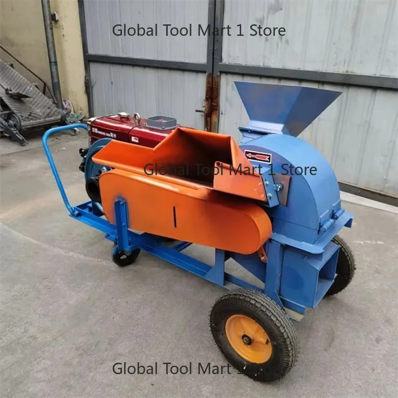 High Quality Woodchipper Crusher Machine - Produces Sawdust Powder, Wooden Case Provided