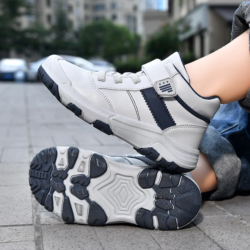 

New Children Sneakers Child Shoes High-Quality Durable Light Breathable Soled Anti-Slip Trainer Children Basketball Kids Shoe 12